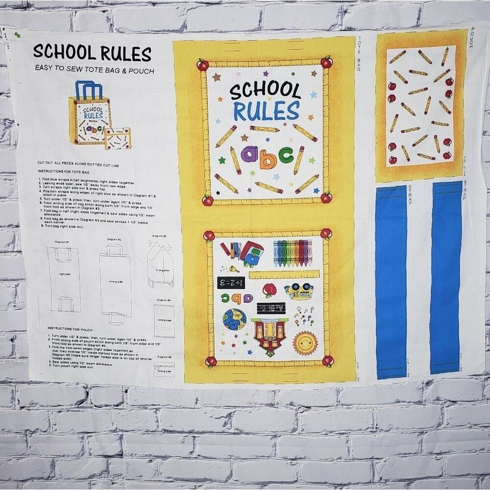 Vintage DIY School Sewing Panel Project